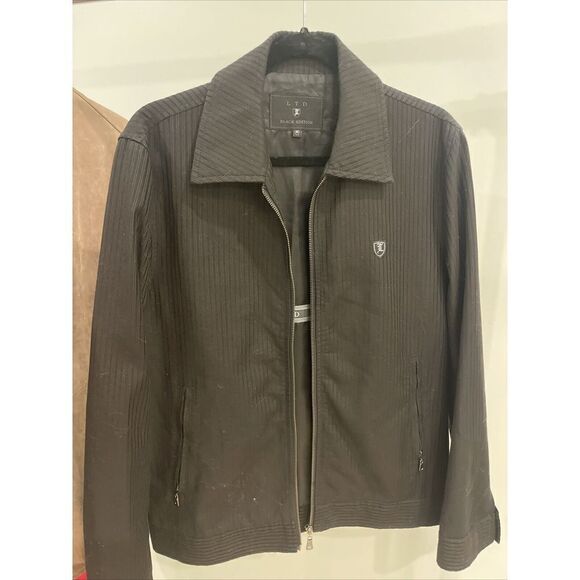 LTD Black edition Mens Jacket Size M Pockets W Multiple Inside Pockets Luxe - Picture 1 of 9